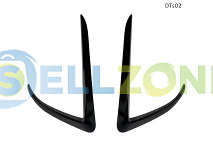 Πρόσθετες αεροτομές για τον μπροστινό προφυλακτήρα Tesla Model X 2015-2019 - DTs02